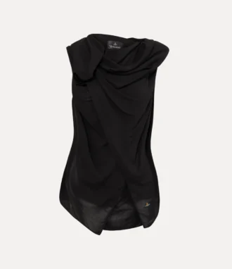 Bluzka z krzyżującym się dekoltem