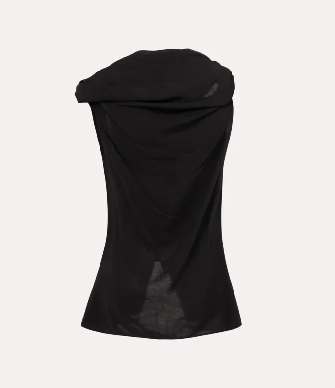 Bluzka z krzyżującym się dekoltem