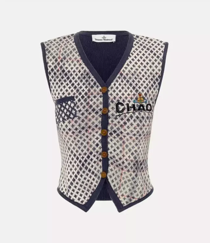 Kamizelka Distressed Tartan