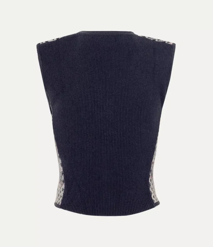 Kamizelka Distressed Tartan