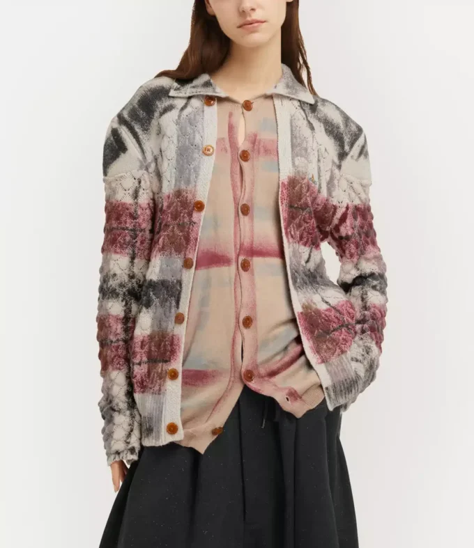 Kardigan Dual Tartan