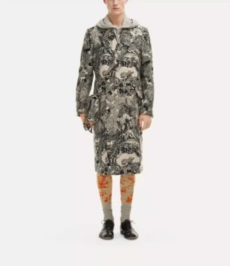 Klasyczny płaszcz dwurzędowy