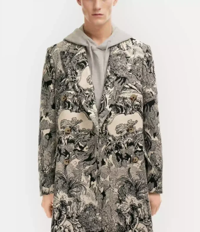 Klasyczny płaszcz dwurzędowy