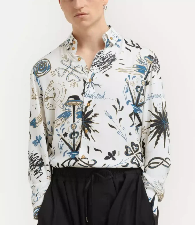 Koszula Krall z dwoma guzikami