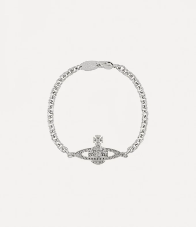 Man. Mini bransoletka z łańcuszkiem z płaskorzeźbą