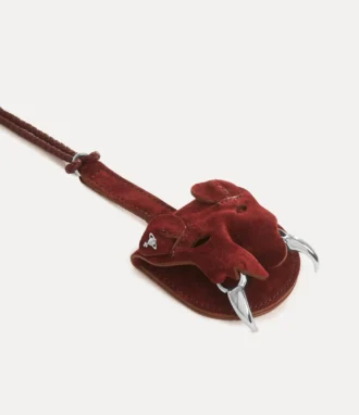 Pasek z zawieszką w kształcie głowy tygrysa