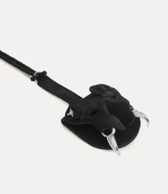 Pasek z zawieszką w kształcie głowy tygrysa