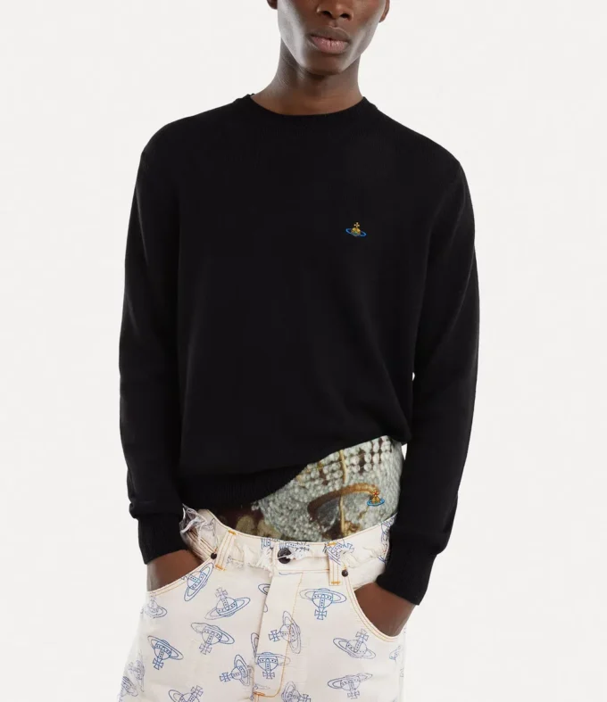 Sweter Alex z okrągłym dekoltem