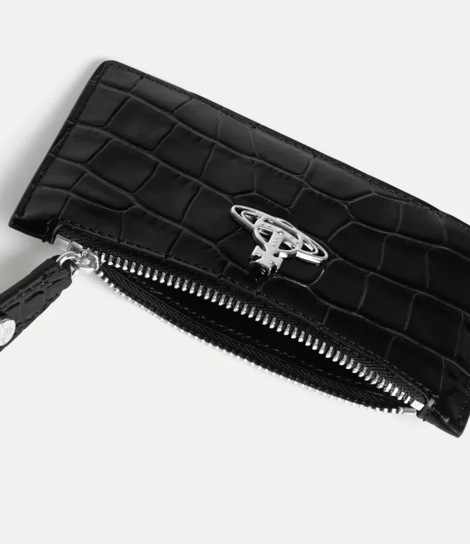 Wąski długi portfel na karty